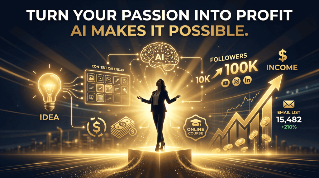 From Idea to Income: Using AI to Grow Your Personal Brand
