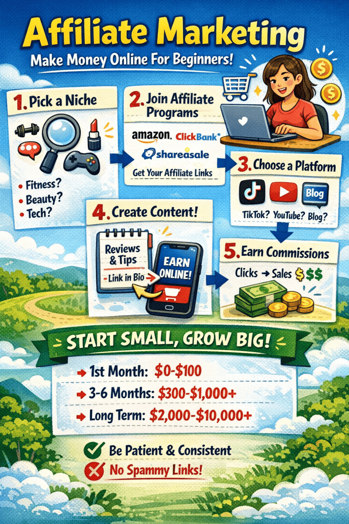 Affiliate Marketing for Beginners: The Complete Guide Step-by-Step