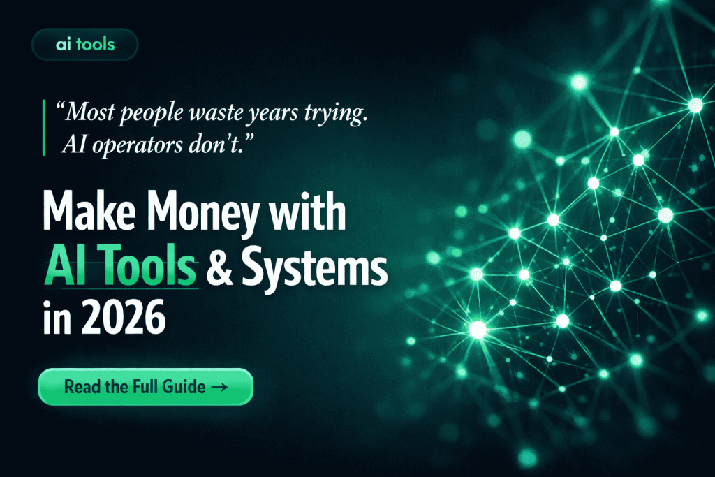 How to Make Money with AI Tools and Systems in 2026: The Complete Professional Guide