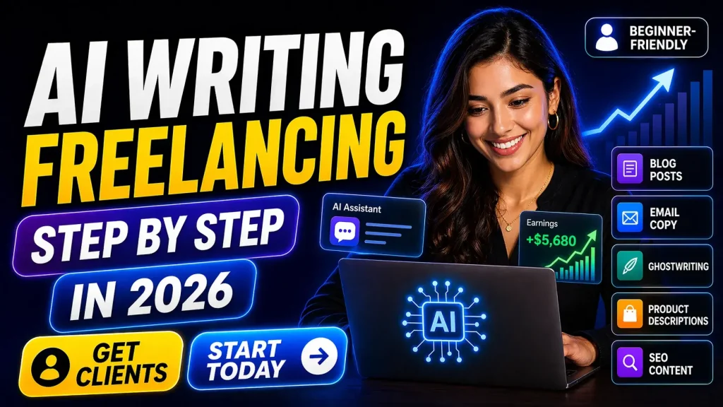 How to Make Money Freelancing with AI Writing Tools (Step-by-Step Guide for 2026)