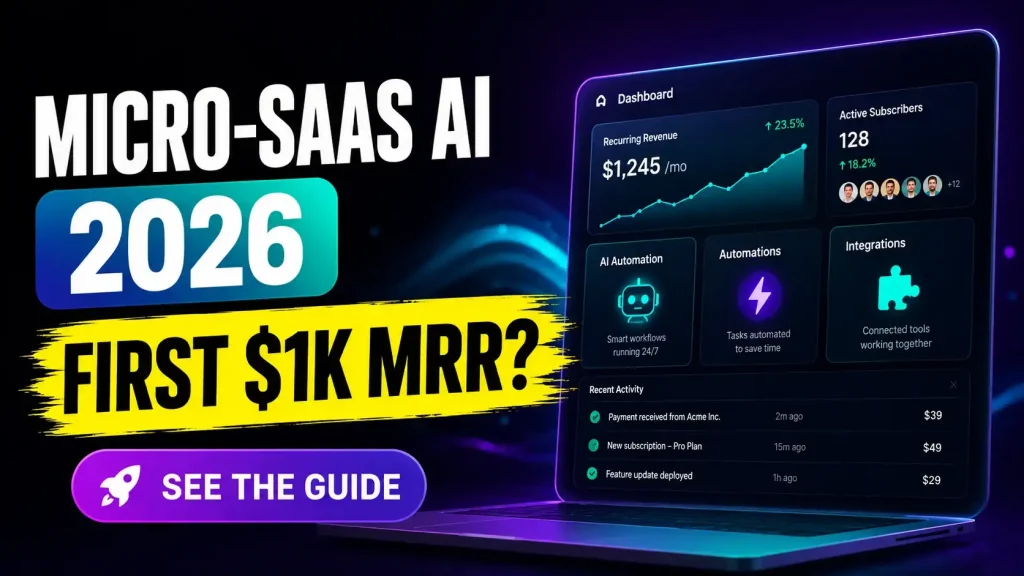 Micro-SaaS with AI: How to Build and Sell Your First Tool in 2026