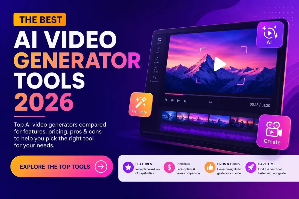 Best AI Video Generator Tools in 2026: 8 Ranked and Tested