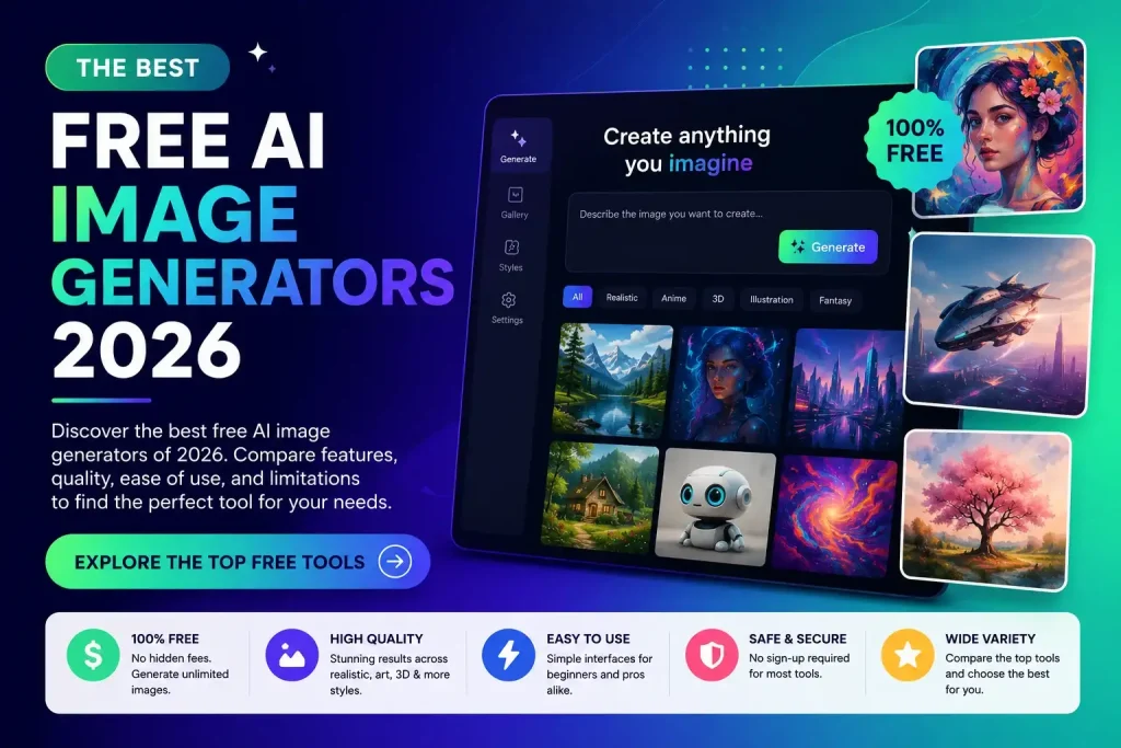 Best Free AI Image Generators in 2026: 8 Tools Ranked and Tested