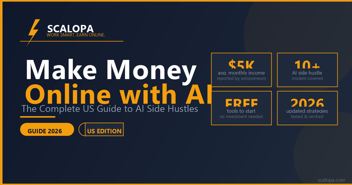 AI side hustles guide 2026 make money online